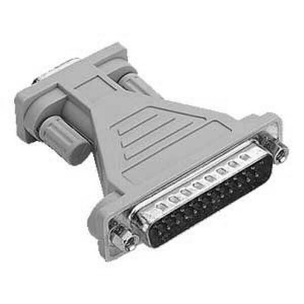 Serial/Parallel Adapter, DB9F to DB25M