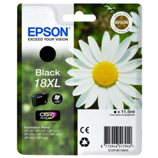 Epson 18XL zwart