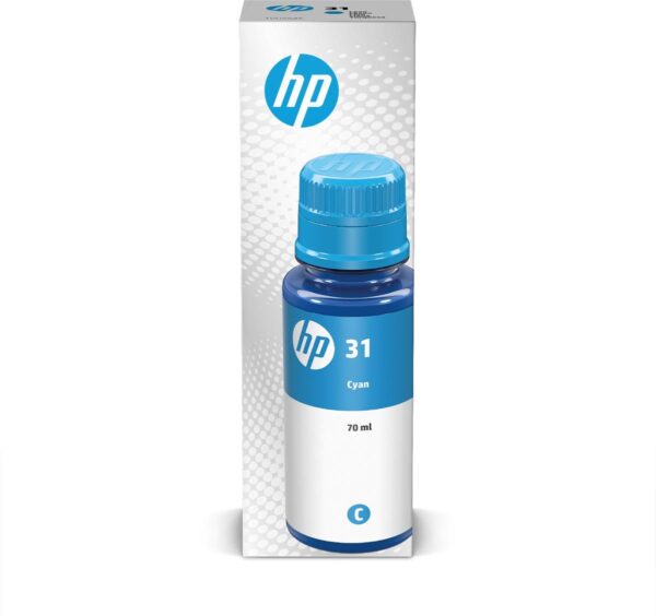 HP inktcartridge 31, 8.000 pagina's, OEM 1VU26AE, cyaan