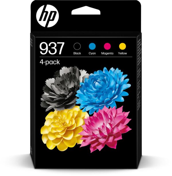 HP inktcartridge 937, 800 - 1.250 pagina's, OEM 6C400NE, 4 kleuren