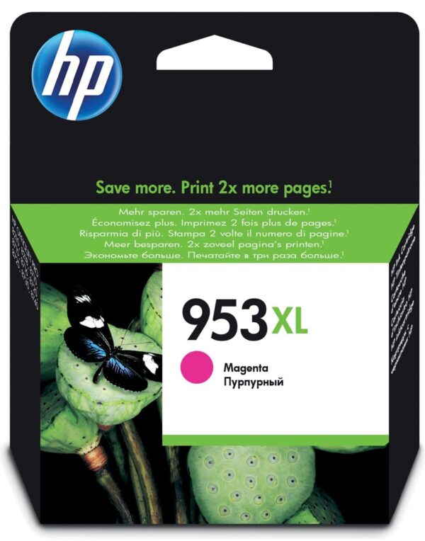 HP inktcartridge 953XL, 1.450 pagina&apos;s, OEM F6U17AE, magenta