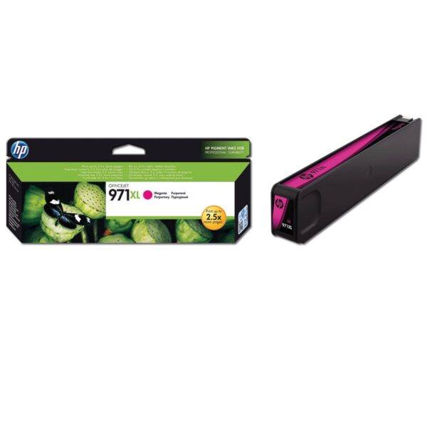 HP inktcartridge 971XL, 6.600 pagina&apos;s, OEM CN627AE, magenta