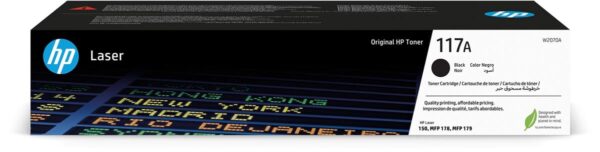HP toner 117A, 1.000 pagina's, OEM W2070A, zwart