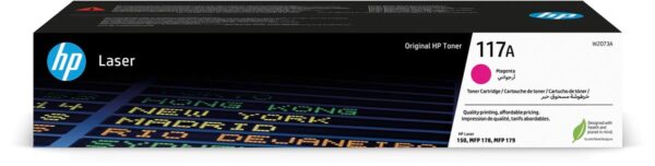 HP toner 117A, 700 pagina's, OEM W2073A, magenta