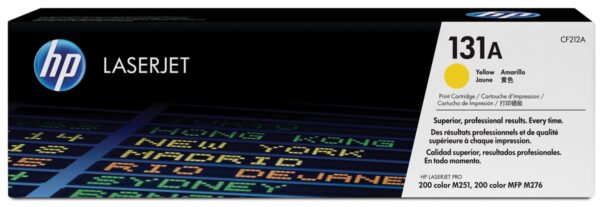 HP toner 131A, 1 800 pagina&apos;s, OEM CF212A, geel
