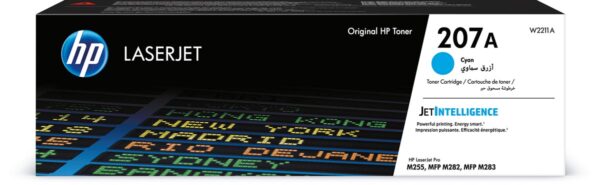 HP toner 207A, 1.250 pagina&apos;s, OEM W2211A, cyaan