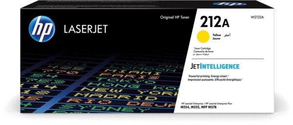 HP toner 212A, 4.500 pagina&apos;s, OEM W2122A, geel
