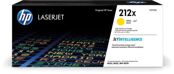 HP toner 212X, 10.000 pagina&apos;s, OEM W2122X, geel