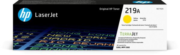 HP toner 219A, 1.200 pagina&apos;s, OEM W2192A, geel