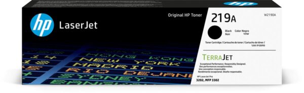 HP toner 219A, 1.300 pagina's, OEM W2190A, zwart