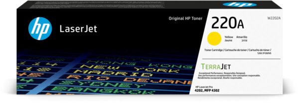 HP toner 220A, 1.800 pagina&apos;s, OEM W2202A, geel