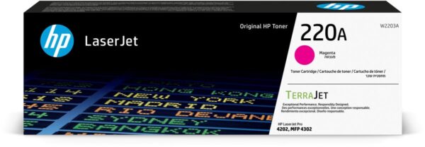 HP toner 220A, 1.800 pagina's, OEM W2203A, magenta
