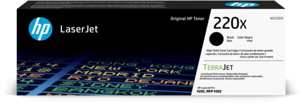 HP toner 220X, 7.500 pagina&apos;s, OEM W2200X, zwart