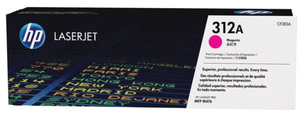 HP toner 312A, 2 700 pagina's, OEM CF383A, magenta