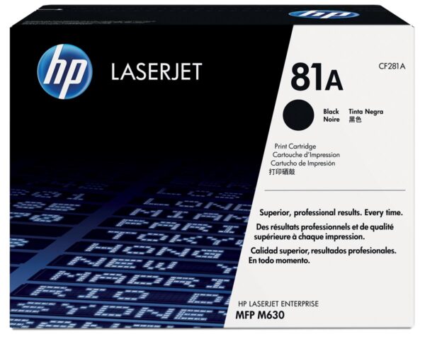 HP toner 81A, 10 500 pagina's, OEM CF281A, zwart