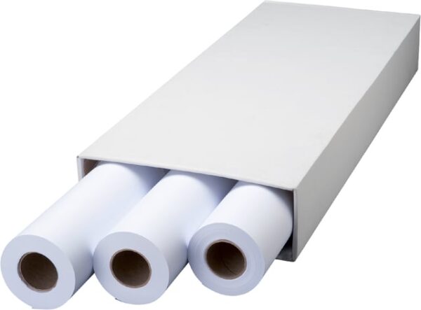 Inkjetpapier Quantore Plot 610mmx50m 3 rollen à 90gr CAD/GIS extra