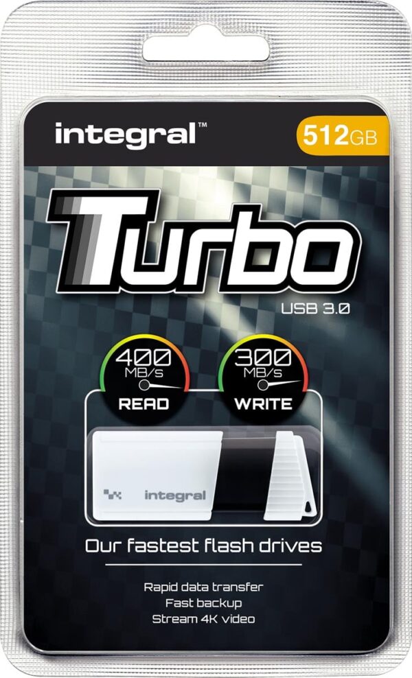 Integral Turbo USB 3.0 stick, 512 GB