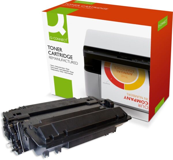 Q-CONNECT toner zwart 12500 pagina's voor HP - OEM: CE255X