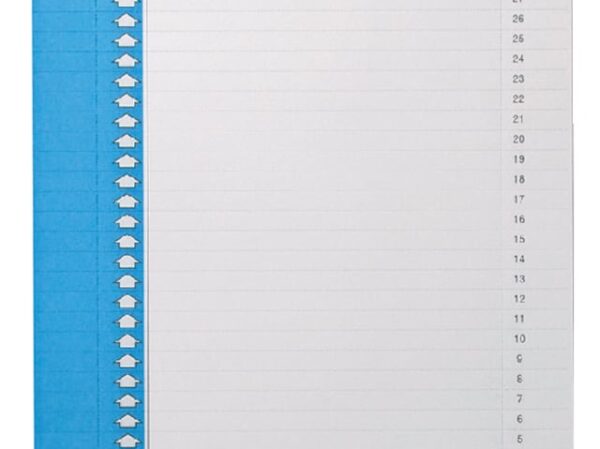 Ruiterstrook Elba Nr 9 157x7mm lateraal blauw 10 stuks