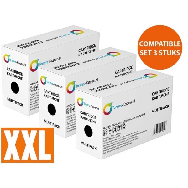 Huismerk 3X toner Hp 85A Ce285A XXL 3000 paginas