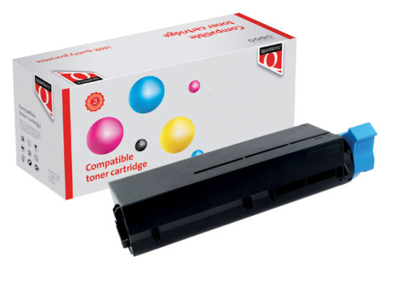 Toner Quantore alternatief tbv Oki 45807102 zwart