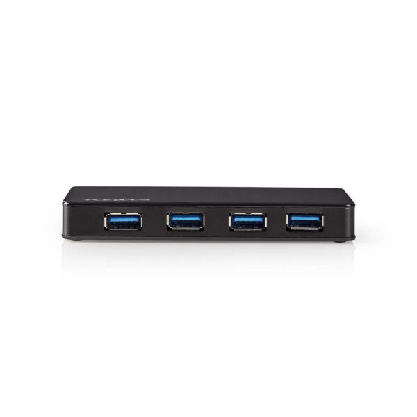 Nedis USB-Hub | USB-A Male | 4x USB A Female | 4-Poorts | 1 stuks - UHUBU3420BK UHUBU3420BK